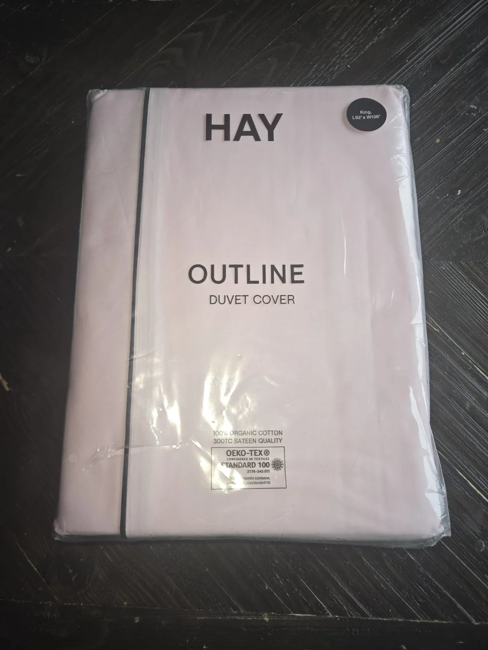 Outline Duvet Cover - Light Pink